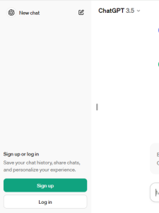 ChatGPT não precisa mais login